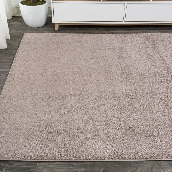 HomeRoots 8' X 10' Brown Area Rug - Modern, Durable, and Stylish Low-Pile Solution for Any High-Traffic Space 685137