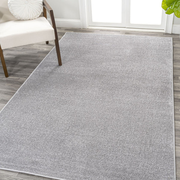 HomeRoots 8' X 10' Light Gray Area Rug – Modern, Durable, & Versatile Floor Covering for Any High-Traffic Space 685143
