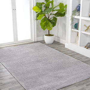 HomeRoots 8' X 10' Light Gray Area Rug – Modern, Durable, & Versatile Floor Covering for Any High-Traffic Space 685143