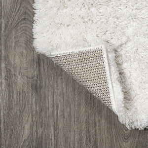 HomeRoots 10' White Flatweave Runner Rug - Durable, Low-Profile Design for High-Traffic Areas & Modern Spaces 685150