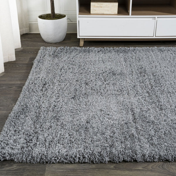 HomeRoots 5' Gray Flatweave Area Rug - Durable, Stylish, and Versatile Foundation for Modern Living Spaces 685158