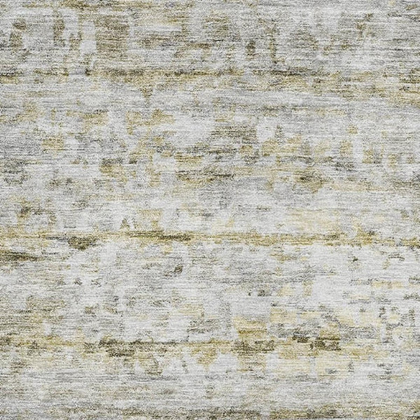 HomeRoots 5' X 8' Taupe Brown Beige Striped Washable Area Rug - UV Protected, Stain Resistant, Easy Care Design 685375