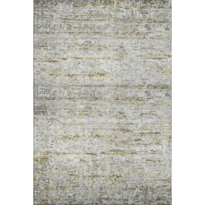 HomeRoots 10' X 14' Taupe Brown Beige Striped Area Rug - Washable, UV-Protected, Perfect for High Traffic Spaces 685379