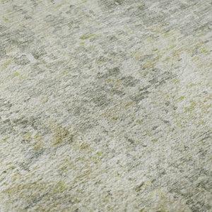 HomeRoots 9' X 12' Sage Gold Beige Abstract Area Rug - Washable, UV Protected, Ideal for High-Traffic Homes! 685390