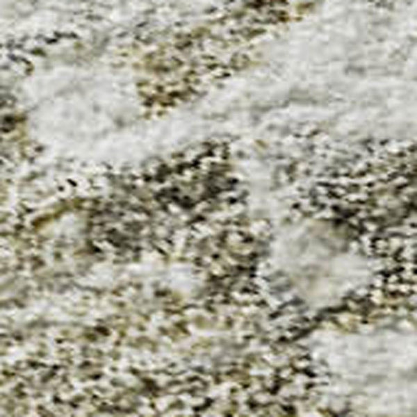 HomeRoots 9' X 12' Taupe Beige & Gold Abstract Washable Area Rug – Stylish, Durable, UV Protected & Easy Care 685402