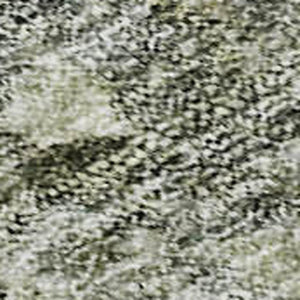 HomeRoots 5' X 8' Stylish Artichoke Green Gray Silver Abstract Washable Area Rug with UV Protection Benefits 685405