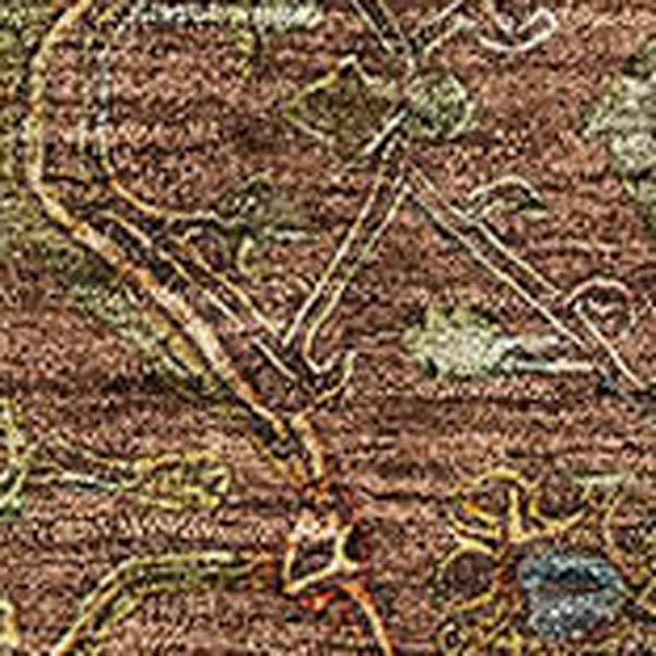 HomeRoots 8' X 10' Luxurious Rust Gold & Blue Oriental Area Rug - Washable, UV Protected, Durable & Stylish! 685488