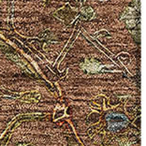 HomeRoots 10' X 14' Rust Gold & Blue Oriental Area Rug - Washable, UV-Resistant, Durable for Everyday Elegance 685492