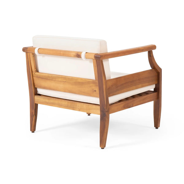 English Elm Aston Outdoor Acacia Wood 4 Seat Mid-century Chat Set with Loveseat and Club Chairs 68589.00CRM-2_68891.00CRM