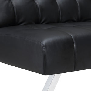 OSP Home Furnishings Sawyer Futon Black