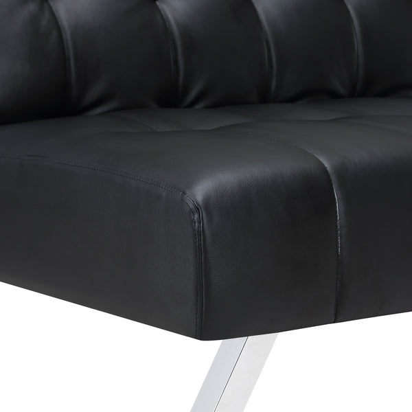 OSP Home Furnishings Sawyer Futon Black