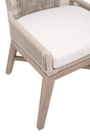 Essentials for Living Overlay Outdoor Dining Chair, Set of 2 6859.OYS/WHT/W-ET