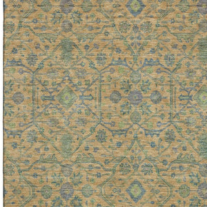 HomeRoots 8' X 10' Vibrant Oriental Washable Area Rug with UV Protection, Stain Resistance for High Traffic Areas 685980