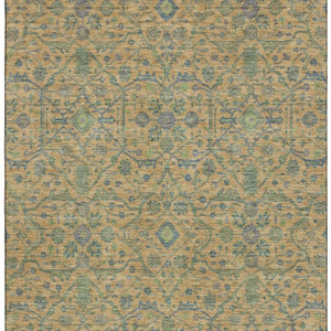 HomeRoots 8' X 10' Vibrant Oriental Washable Area Rug with UV Protection, Stain Resistance for High Traffic Areas 685980