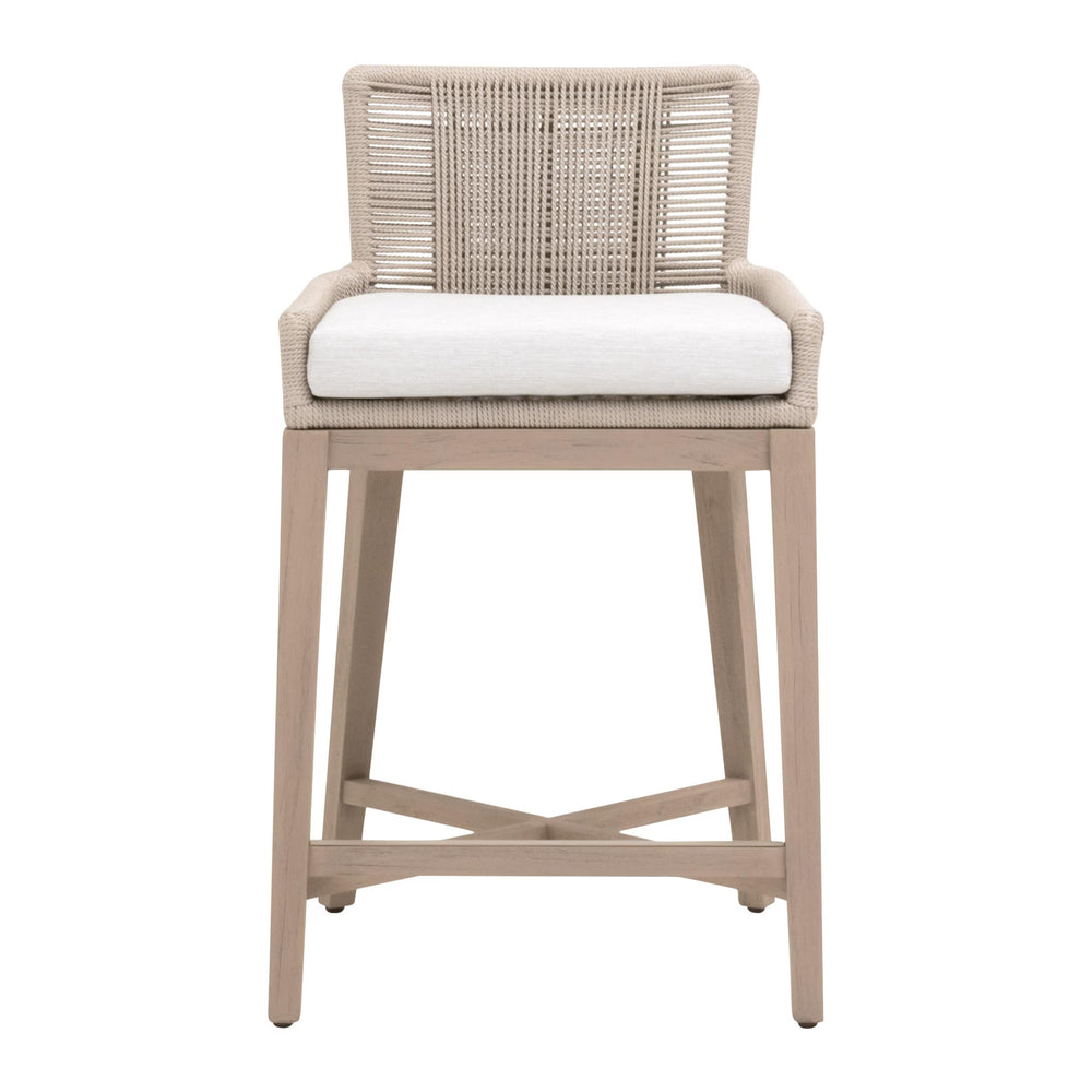 Essentials for Living Overlay Outdoor Counter Stool 6859CS.OYS/WHT/W-ET