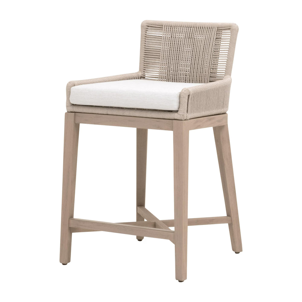 Essentials for Living Overlay Outdoor Counter Stool 6859CS.OYS/WHT/W-ET