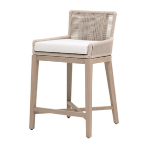Essentials for Living Overlay Outdoor Counter Stool 6859CS.OYS/WHT/W-ET