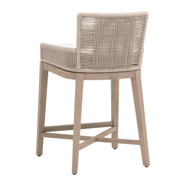 Essentials for Living Overlay Outdoor Counter Stool 6859CS.OYS/WHT/W-ET