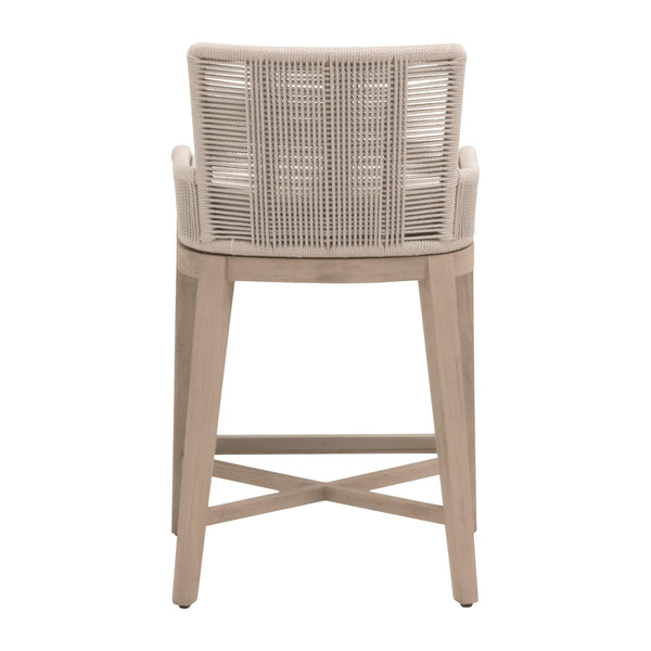 Essentials for Living Overlay Outdoor Counter Stool 6859CS.OYS/WHT/W-ET