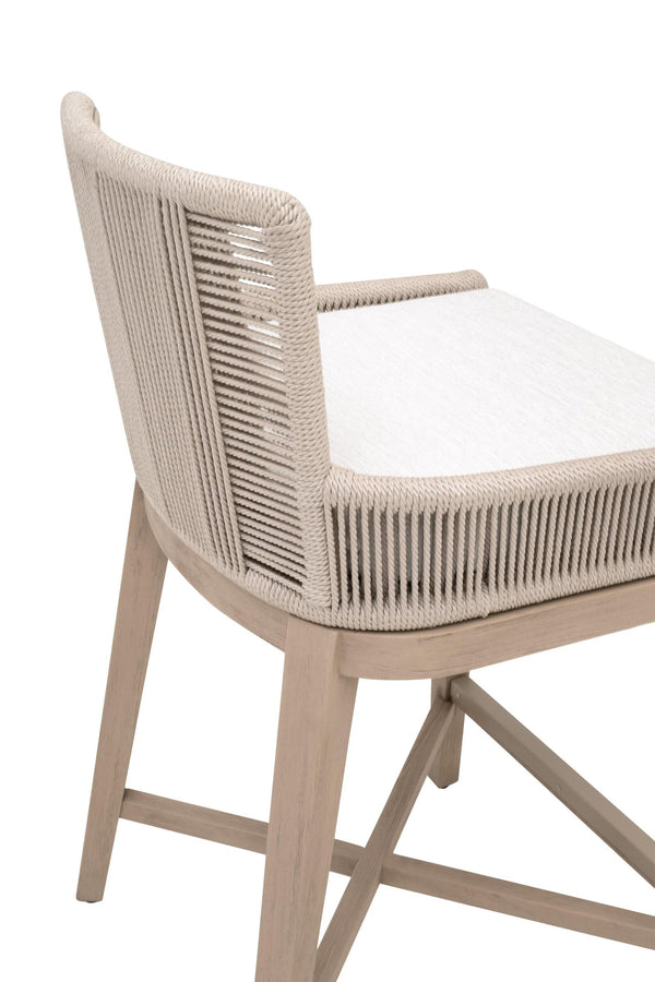 Essentials for Living Overlay Outdoor Counter Stool 6859CS.OYS/WHT/W-ET