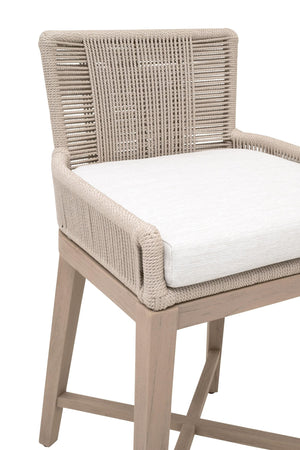 Essentials for Living Overlay Outdoor Counter Stool 6859CS.OYS/WHT/W-ET