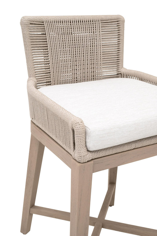 Essentials for Living Overlay Outdoor Counter Stool 6859CS.OYS/WHT/W-ET