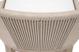 Essentials for Living Overlay Outdoor Counter Stool 6859CS.OYS/WHT/W-ET