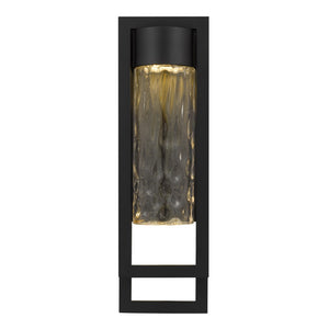 English Elm 15 Inch Hammered Glass Led Wall Sconce Dimmable Bathroom Vanity Hallway Light B370P417690