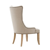 Madison Park Lucas Farm House Button Tufted Captain Accent Chair MP100-0955 Cream