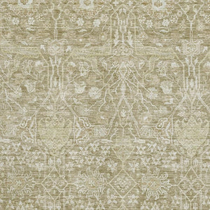 HomeRoots 5' X 8' Taupe & Beige Floral Area Rug - Washable, Durable, UV Protected for Stylish Home Décor 686032