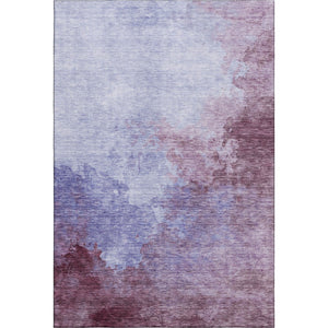 HomeRoots 9' X 12' Stylish Purple & Lavender Abstract Area Rug - Washable, UV-Protected, Stain-Resistant Design 686179