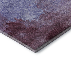 HomeRoots 10' X 14' Purple And Lavender Abstract Area Rug - Modern, Washable, UV-Protected, Stain-Resistant Design 686180