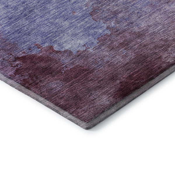 HomeRoots 10' X 14' Purple And Lavender Abstract Area Rug - Modern, Washable, UV-Protected, Stain-Resistant Design 686180
