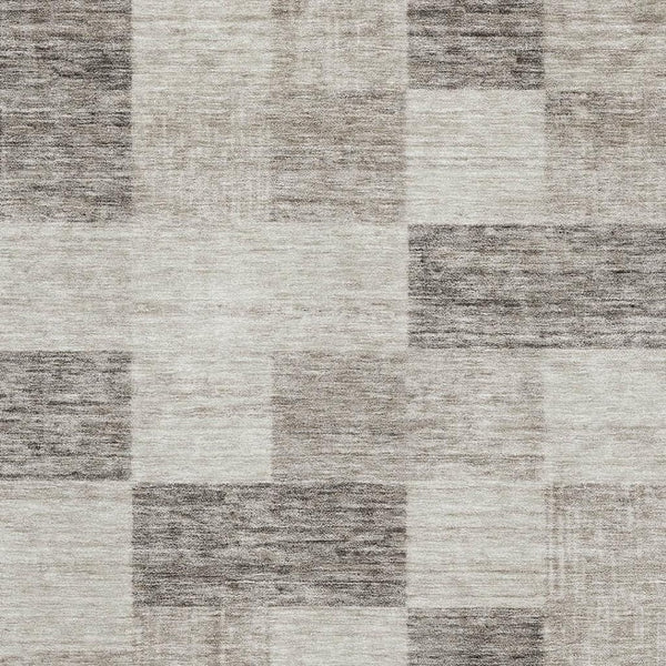 HomeRoots 8' X 10' Beige And Taupe Geometric Area Rug - Washable, UV Protected, Ideal for Family Spaces 686196