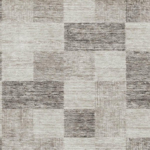 HomeRoots 9' X 12' Beige And Taupe Geometric Washable Area Rug – Stylish, Stain-Resistant, UV-Protected Design! 686197