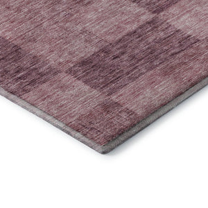 HomeRoots 8' X 10' Blush Pink Geometric Area Rug - Durable, Washable, UV-Protected, Ideal for Homes with Kids & Pets 686208