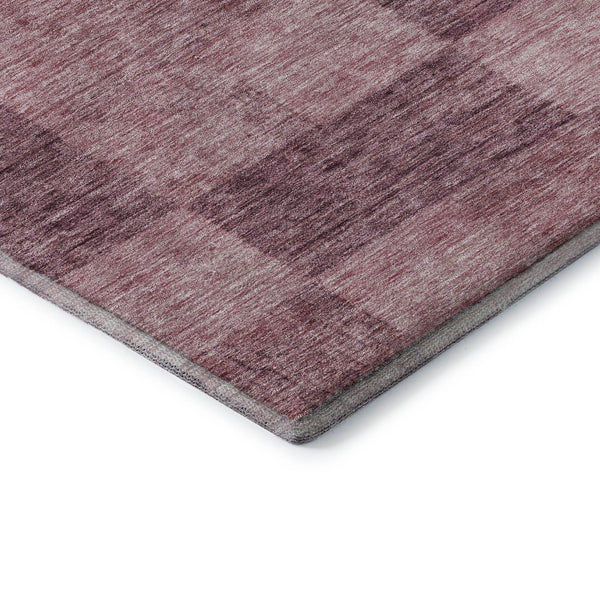 HomeRoots 8' X 10' Blush Pink Geometric Area Rug - Durable, Washable, UV-Protected, Ideal for Homes with Kids & Pets 686208
