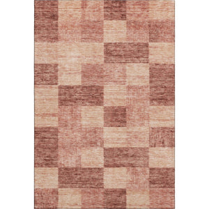 HomeRoots 10' X 14' Rust and Copper Geometric Area Rug - Stylish, Durable, Stain-Resistant, UV Protected Design 686234