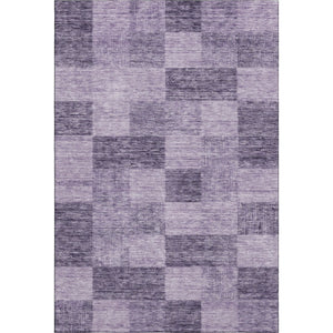 HomeRoots 9' X 12' Stylish Purple & Lavender Geometric Washable Area Rug - Durable, UV Protected & Kid-Friendly! 686239