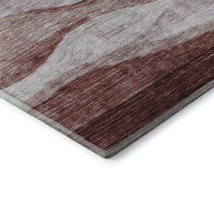 HomeRoots 5' X 8' Blush and Pink Abstract Area Rug - Washable, Stain-Resistant, UV Protected for Homes 686314