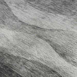 HomeRoots 10' Gray and Silver Abstract Area Rug - Washable, UV Protected, Stain Resistant for Modern Homes 686324