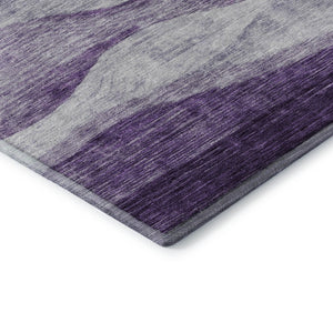 HomeRoots 9' X 12' Stylish Lavender & Lilac Abstract Area Rug - Washable, Durable, UV Protected for Easy Care 686335