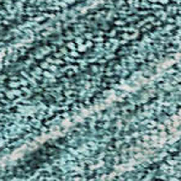 HomeRoots 10' Aqua and Teal Abstract Area Rug - Washable, UV Protected, Stain Resistant, Modern Design, Durable 686342
