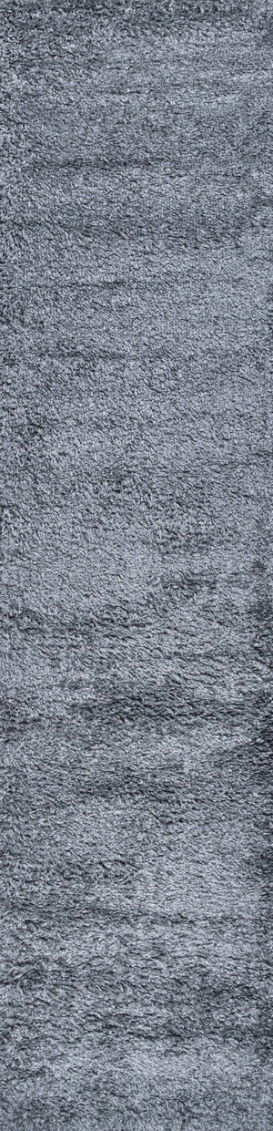 HomeRoots 10' Light Gray Runner Rug - Plush, Durable, and Stylish Perfect for Hallways and Narrow Spaces! 686368