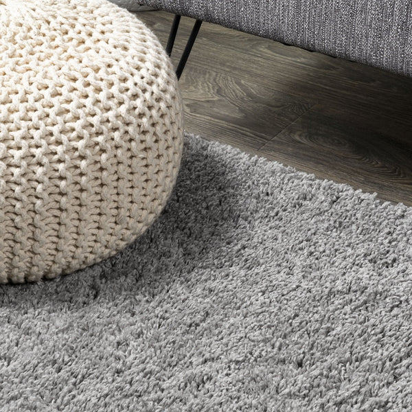 HomeRoots 10' Light Gray Runner Rug - Plush, Durable, and Stylish Perfect for Hallways and Narrow Spaces! 686368