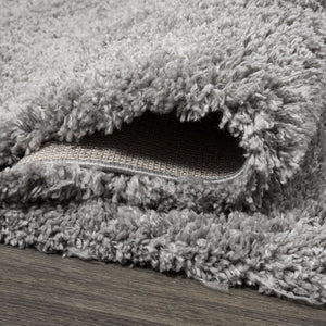 HomeRoots 10' Light Gray Runner Rug - Plush, Durable, and Stylish Perfect for Hallways and Narrow Spaces! 686368