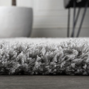 HomeRoots 10' Light Gray Runner Rug - Plush, Durable, and Stylish Perfect for Hallways and Narrow Spaces! 686368