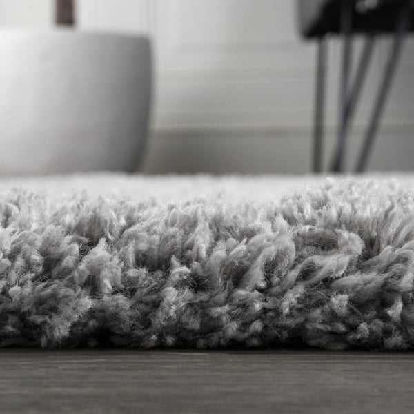 HomeRoots 10' Light Gray Runner Rug - Plush, Durable, and Stylish Perfect for Hallways and Narrow Spaces! 686368