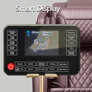 English Elm The Zero Gravity Massage Chair: Full Airbag Coverage, Hip Heating & Foot Massage For Ultimate Relaxation! W3327S00001-GIGA