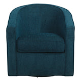 OSP Home Furnishings Danica Swivel Chair Azure